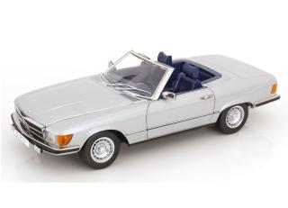Mercedes 450SL R107 Europa 1985 silber KK-Scale 1:12 Metallmodell