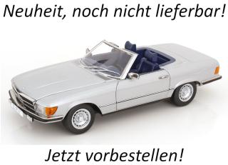 Mercedes 450SL R107 Europa 1985 silber KK-Scale 1:12 Metallmodell Lieferbar ab Januar 2026