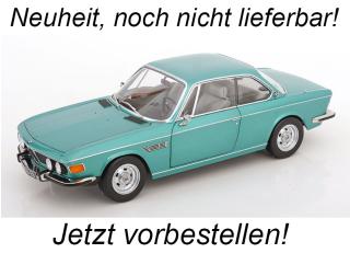 BMW 3.0 CSI E9 1971 türkis-metallic mit Alufelgen KK-Scale 1:12 Metallmodell Date de parution inconnue