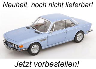 BMW 3.0 CSI E9 1971 hellblau-metallic mit Alufelgen KK-Scale 1:12 Metallmodell Liefertermin nicht bekannt