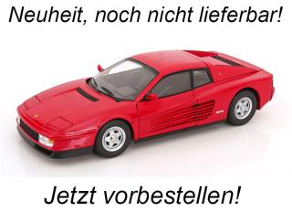 Ferrari Testarossa 1986 rot KK-Scale 1:12 Metallmodell  Lieferbar ab Ende Oktober 2025