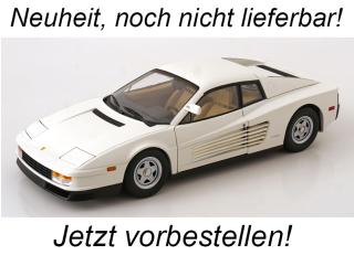 Ferrari Testarossa Monospecchio 1984 US-Version weiß KK-Scale 1:12 Metallmodell  Lieferbar ab Ende Oktober 2025