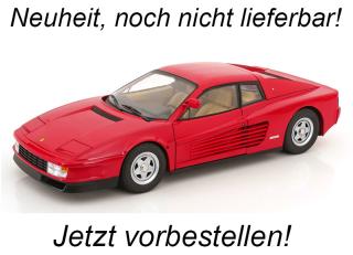Ferrari Testarossa Monospecchio 1984 rot KK-Scale 1:12 Metallmodell Lieferbar ab Ende Oktober 2025
