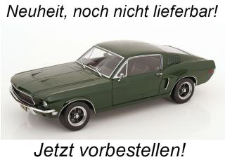 Ford Mustang GT Fastback dunkelgrün "Bullitt look-a-like"  KK-Scale 1:12 Metallmodell Lieferbar ab Juli 2025