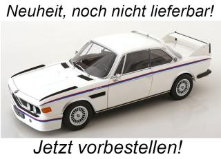 BMW 3.0 CSL E9 1973 weiß/Dekor KK-Scale 1:12 Metallmodell Lieferbar ab Dezember 2025