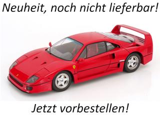 Ferrari F40 1987 rot KK-Scale 1:18 Metallmodell  Disponible à partir de avril 2026