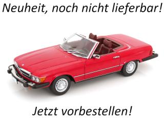 Mercedes 450SL R107 USA 1979 rot  Dallas TV-Serie KK-Scale 1:12 Metallmodell  Lieferbar ab Januar 2026