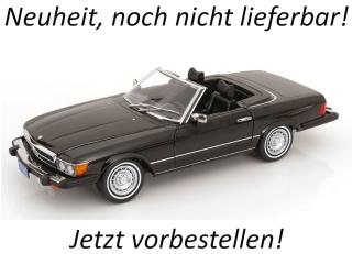 Mercedes 450SL R107 USA 1979 schwarz  American Giggolo  KK-Scale 1:12 Metallmodell Disponible à partir de janvier 2026