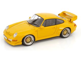 Porsche 911 (993) GT2 BBS Felgen 1996 speed gelb  KK-Scale 1:12 Metallmodell
