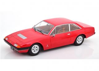Ferrari 365 GT4 2+2 1972, red with brown interieur KK-Scale 1:18 Metallmodell (Türen, Motorhaube... nicht zu öffnen!)