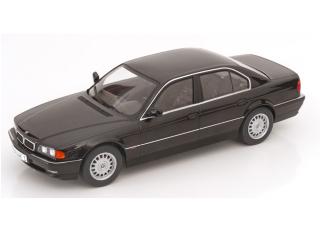 BMW 740i E38 schwarzmetallic KK-Scale 1:18 Metallmodell (Türen, Motorhaube... nicht zu öffnen!)