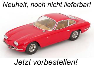 Lamborghini 400 GT 2+2 1966 rot KK-Scale 1:18 Metallmodell (Türen, Motorhaube... nicht zu öffnen!)  Disponible à partir de décembre 2025