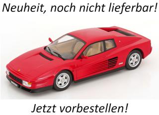 Ferrari Testarossa 1986 rot (Interieur beige)  KK-Scale 1:18 Available from December 2025