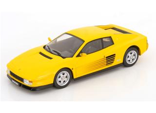Ferrari Testarossa 1986 gelb KK-Scale 1:18