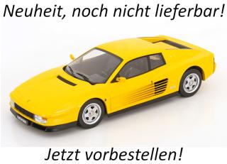Ferrari Testarossa 1986 gelb KK-Scale 1:18 Lieferbar ab Dezember 2025