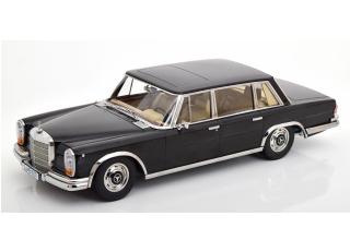 Mercedes 600 SWB W100 1963 schwarz KK-Scale 1:18 Metallmodell (Türen, Motorhaube... nicht zu öffnen!)