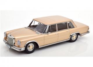 Mercedes 600 SWB W100 1963 hellgold-metallic KK-Scale 1:18 Metallmodell (Türen, Motorhaube... nicht zu öffnen!)