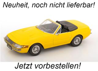 Ferrari 365 GTS Daytona Spyder 1.Serie 1969 gelb KK-Scale 1:18 Metallmodell (Türen, Motorhaube... nicht zu öffnen!) Disponible à partir de août 2025