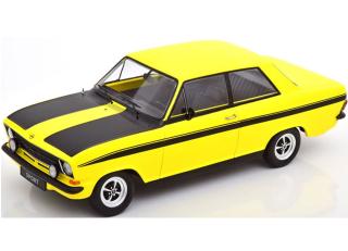 Opel Kadett B Sport 1973 gelb/schwarz KK-Scale 1:18 Metallmodell (Türen, Motorhaube... nicht zu öffnen!)