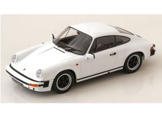 Porsche 911 Carrera Coupe 1983 weiß KK-Scale 1:18 Metallmodell (Türen, Motorhaube... nicht zu öffnen!)