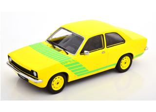 Opel Kadett C Swinger 1973 gelb/grün KK-Scale 1:18 Metallmodell (Türen, Motorhaube... nicht zu öffnen!)