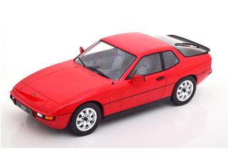 Porsche 924 1985 rot   KK-Scale 1:18 Metallmodell (Türen, Motorhaube... nicht zu öffnen!)