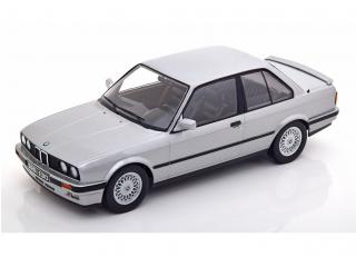 BMW 325i E30 M-Paket 1 1987 silber KK-Scale 1:18 Metallmodell (Türen, Motorhaube... nicht zu öffnen!)