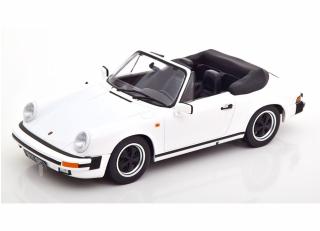 Porsche 911 SC Cabrio 1983 weiß  mit extra Softtop  KK-Scale 1:18 Metallmodell (Türen, Motorhaube... nicht zu öffnen!)