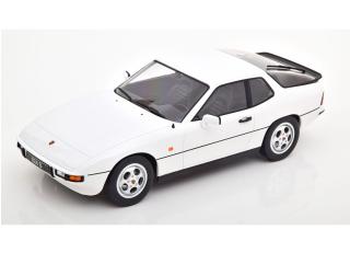 Porsche 924 S 1986 weiß KK-Scale 1:18 Metallmodell (Türen, Motorhaube... nicht zu öffnen!)