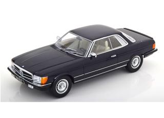 Mercedes 500 SLC C107 1981 dunkelblau KK-Scale 1:18 Metallmodell (Türen, Motorhaube... nicht zu öffnen!)