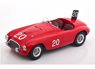 Ferrari 166 MM rot Sieger 24h Spa 1949 KK-Scale 1:18 Metallmodell (Türen, Motorhaube... nicht zu öffnen!)