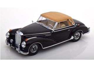 Mercedes 300 SC W188 Cabrio closed 1957 mit Softtop schwarz KK-Scale 1:18 Metallmodell (Türen, Motorhaube... nicht zu öffnen!)