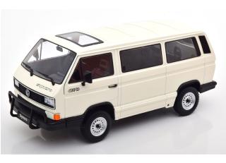 VW Bus T3 Syncro 1987 white KK-Scale 1:18 Metallmodell (Türen, Motorhaube... nicht zu öffnen!)