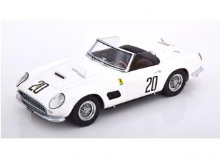 Ferrari 250 GT California Spyder Le Mans 1960 Schlesser/Sturgis KK-Scale 1:18 Metallmodell (Türen, Motorhaube... nicht zu öffnen!)