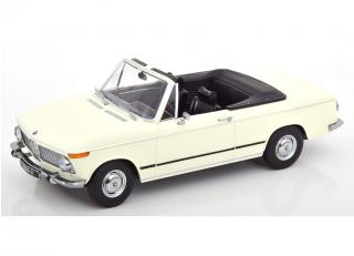 BMW 1600-2 Cabrio 1968  weiß KK-Scale 1:18 Metallmodell (Türen, Motorhaube... nicht zu öffnen!)