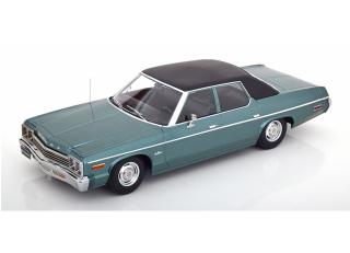 Dodge Monaco 1974 mit Vinyldach  grünmetallic/schwarz KK-Scale 1:18 Metallmodell (Türen, Motorhaube... nicht zu öffnen!)