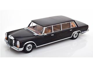 Mercedes 600 LWB W100 Pullman 1964 schwarz KK-Scale 1:18 Metallmodell (Türen, Motorhaube... nicht zu öffnen!)