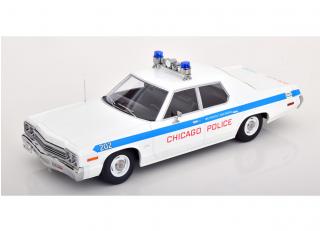 Dodge Monaco 1974 Chicago Police KK-Scale 1:18 Metallmodell (Türen, Motorhaube... nicht zu öffnen!)