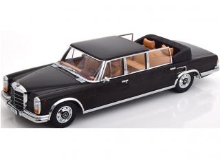Mercedes 600 W100 Landaulet 1964 schwarz KK-Scale 1:18 Metallmodell (Türen, Motorhaube... nicht zu öffnen!)