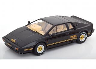 Lotus Esprit Turbo 1981 schwarz/gold KK-Scale 1:18 Metallmodell (Türen, Motorhaube... nicht zu öffnen!)