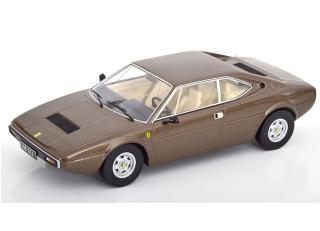 Ferrari 208 GT4 1975 braunmetallic KK-Scale 1:18 Metallmodell (Türen, Motorhaube... nicht zu öffnen!)