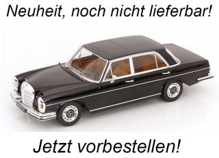 Mercedes 300 SEL 6.3 W108 1967-1972  schwarz KK-Scale 1:18 Metallmodell (Türen, Motorhaube... nicht zu öffnen!) <br> Disponible à partir de mai 2024