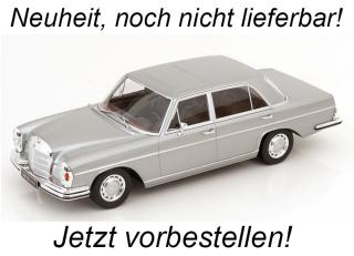 Mercedes 300 SEL 6.3 W108 1967-1972  silber KK-Scale 1:18 Metallmodell (Türen, Motorhaube... nicht zu öffnen!) <br> Disponible à partir de mai 2024