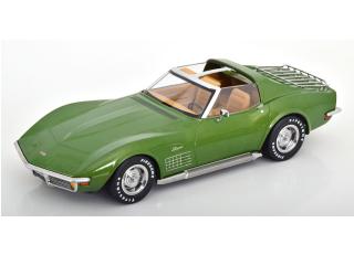 Chevrolet Corvette C3 1972 hellgrün-metallic KK-Scale 1:18 Metallmodell (Türen, Motorhaube... nicht zu öffnen!)