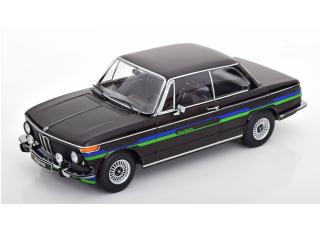 BMW 2002 Alpina 1974  schwarz KK-Scale 1:18 Metallmodell (Türen, Motorhaube... nicht zu öffnen!)