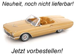 Ford Thunderbird Cabrio 1966 gold-metallic KK-Scale 1:18 Metallmodell (Türen, Motorhaube... nicht zu öffnen!) Disponible à partir de septembre 2025