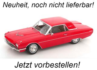 Ford Thunderbird Hardtop Coupe 1966 rot  KK-Scale 1:18 Metallmodell (Türen, Motorhaube... nicht zu öffnen!) Lieferbar ab September 2025