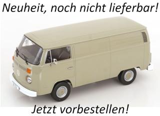 VW T2b Kastenwagen 1972 hellgrau KK-Scale 1:18 Metallmodell (Türen, Motorhaube... nicht zu öffnen!) Lieferbar ab Januar 2026