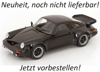 Porsche 911 (930) Turbo 3.3 1977 schwarz KK-Scale 1:18 Metallmodell (Türen, Motorhaube... nicht zu öffnen!) Lieferbar ab Juni 2026