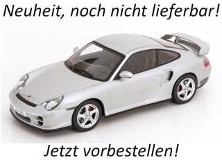 Porsche 911 (996) GT2 2001 silber KK-Scale 1:18 Metallmodell (Türen, Motorhaube... nicht zu öffnen!) Disponible à partir de août 2026